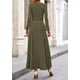 thumbnail image 2 of Conjunto PRETTYGARDEN XL de Top Corto de Punto Acanalado y Falda Larga, 2 of 7