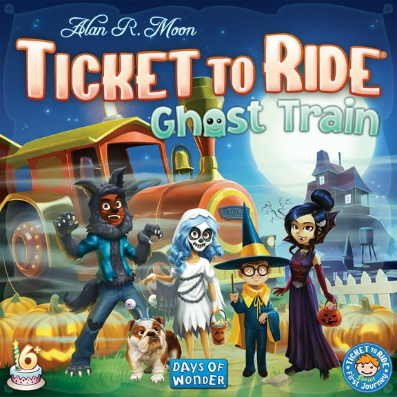 Ticket to Ride: Ghost Train Family Strategy Board Game for Ages 6 and up, from Asmodee