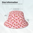 thumbnail image 5 of Balery Sweet Watermelon Sun Hats for Men Women Bucket Hat UPF 50+ Buckey Hat Boonie Hat Foldable UV Protection Hiking Beach Fishing Summer, 5 of 9