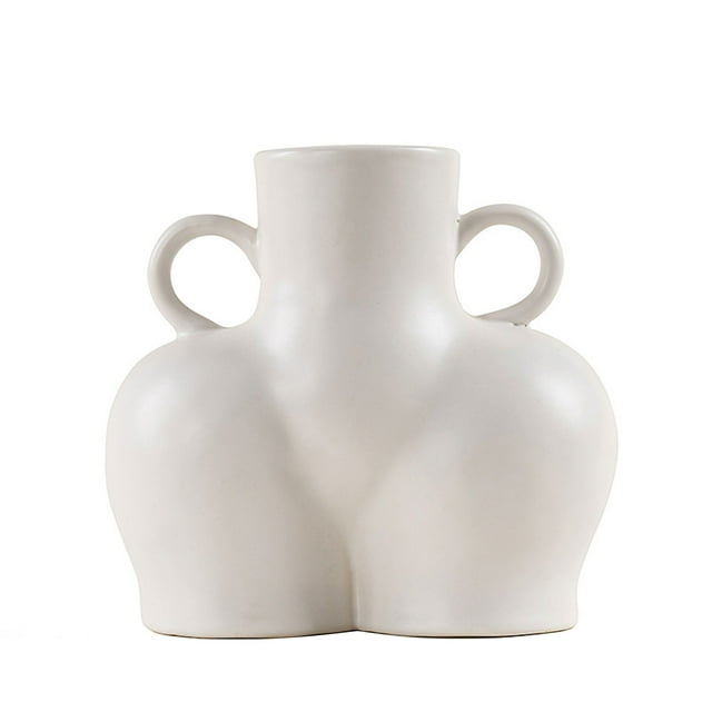 Kmbangi Exquisite Home Ceramic Vases Solid Color Decorative Handicrafts
