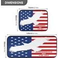 thumbnail image 2 of SKYSONIC America Independence Day Kitchen Mats and Rugs Flag Bird Floor Runner Area Rug Washable Carpet Perfect for Living Room Bedroom Entryway,19.7"x27.6"+19.7"x47.2", 2 of 7