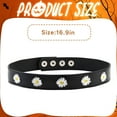 thumbnail image 2 of DESIGNICE Goth Accessories,Daisy Embroidery Black Choker Necklaces for Woman,Cortex Gothic Jewelry,For Men and Women Daily Use,Style1, 2 of 7