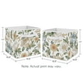 thumbnail image 3 of Vintage Floral Blue and Yellow Fabric Storage Bin (Set of 2) by Sweet Jojo Designs, 3 of 4