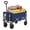 330 lbs Blue, variant on SHOUFTW Foldable Wagon Cart with Wheels, 330 lbs Capacity, Portable Utility Cart with Adjustable Handle for Camping, Garden, Shopping, Sports, Red