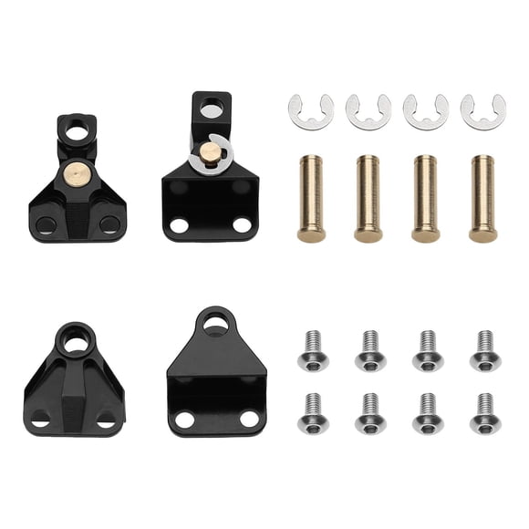 Suspensiones delanteras de metal, placa recta, remolque, bricolaje, modelo de coche, camión, orejetas para 1/14 Agarradera