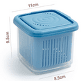 thumbnail image 2 of Berry Keeper Box for Fridge, Keep Berry Fresh for 20 Days, Refrigerator Produce Saver Food Storage Containers, Blue, Large, 2 of 5