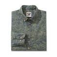 thumbnail image 2 of YIUME Men's Hawaiian Shirt Dance of the Sea Cotton Button-down Long Sleeve Aloha Shirt, 2 of 7