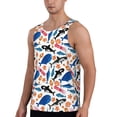 thumbnail image 2 of Haiem Cute Sea Animals Men Workout Tank Top Gym Bodybuilding Sleeveless Muscle T Shirts Athletic Tank Breathable Workout Shirt-3X-Large, 2 of 8