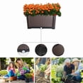 thumbnail image 3 of PURELY- Plastic Garden Bed Planter Kit For Vegetables Flower Herbs Grow Brown Outdoor, 3 of 6