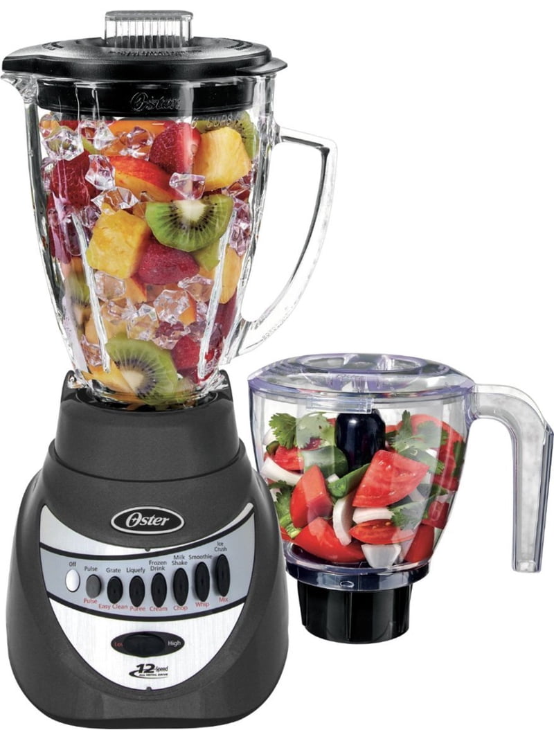 Oster 2-in-1 System 700W 12-Speed Blender with Chopper - Walmart.com