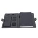 thumbnail image 4 of Bloc de notas de tapa dura de oficina con carga de teléfono inalámbrico portátil multifuncional A5 negro, 4 of 8