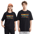 thumbnail image 2 of Guncle Fabulous Uncle Cool Graphic Tee For Women, Birthday Gift Fun Cotton Short Sleeves T-Shirt, 2 of 6