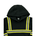 thumbnail image 3 of Buffalo Outdoors® Workwear Kid's Black Reflective Safety Hoodie, 3 of 3