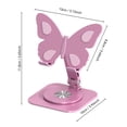 thumbnail image 7 of Cute Butterfly Phone & Tablet Stand - Foldable Adjustable Desktop Holder for iPhone, iPad & All Mobile Devices, 7 of 7