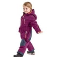 thumbnail image 3 of 1-14 Years Boy and Girl's One Piece Snowsuit Colorful Siamese Snowsuits Ski Suits Jackets Winter Jumpsuits, 3 of 8