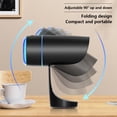 thumbnail image 3 of Humidificador USB Escritorio ajustable Mesa de noche Difusor de aire Mesa Niños Dormitorio Guardería Ambientador de niebla Accesorios de cuidado personal Negro Scienceny HA059977-02B, 3 of 7