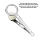 thumbnail image 4 of Huevo cubierto Cuchara 304 Acero inoxidable Manual Cocina Huevos Frutas Huevos Molde Divisor Cocina reutilizable Cocinar a prueba de herrumbre Gadget Half Piezas Inevent HA059154-02B, 4 of 7