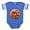 Royal Blue, variant on CafePress - Heart Chip Cookie - Cute Infant Baby Football Bodysuit
