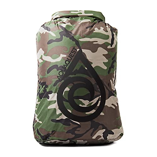 AquaQuest Rogue Dry Bags - 100% Waterproof - 20 L, Woodland Camo