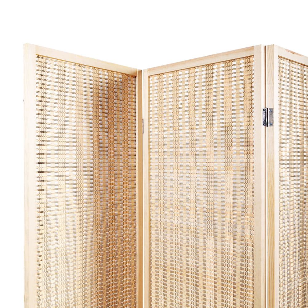 Kadyn Partition Room Separators for Bedroom, 6 Ft. Foldable Panel Partition Wall Divider for Dining Room, Room Divider Privacy Screen, Natural Kadyn Partition Room Separators for Bedroom, 6 Ft. Foldable Panel Partition Wall Divider for Dining Room, Room Divider Privacy Screen, Natural