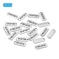 thumbnail image 3 of Uxcell 18mm Metal Pendants Drops, 20 Pack Mini Word Pendant for Jewelry Making DIY Style 4, Silver, 3 of 5