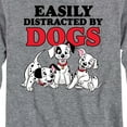 thumbnail image 3 of Disney - 101 Dalmatians - Easily Distracted By Dogs - Toddler And Youth Long Sleeve Graphic T-Shirt, 3 of 5
