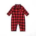 thumbnail image 5 of FYMNSI Mommy and Me Christmas Outfit Plaid Gingham Print Dresses Holiday Party Family Matching Dress Red (Women 2XL), 5 of 10