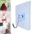 thumbnail image 1 of CAROOTU Strong Adhesive Wall Hook Transparent Removable Hanger Hooks for Bathroom Kitchen, 1 of 6