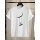 thumbnail image 5 of Camiseta para hombre con estampado de astronauta y luna, 100 % algodón, cuello redondo, manga corta, ropa masculina de primavera y verano de alta calidad, 5 of 5