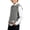 Gray, variant on Kids Sweater Vest Crew Neck Sleeveless Pullover Ribbed Trim Decorative Label Detail Classic Fit Everyday School Layering