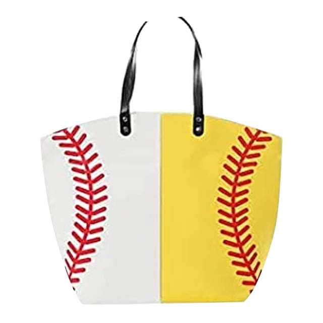 Bolsa de lona de fútbol para mujer Herrnalise, bolsa deportiva de playa, informal, de gran tamaño, práctica, para ir de compras y trabajar, caja de almacenamiento personal.