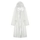 thumbnail image 1 of Poncho de lluvia transparente impermeable, chaqueta impermeable reutilizable para senderismo con L, 1 of 9