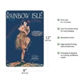 thumbnail image 2 of Rainbow Isle Waltz Song - Featured Theme Song in D.W. Griffith’s Film The Idol Dancer - Vintage Hawaiian Sheet Music by Edgar Keller c.1920 - 8 x 12 inch Vintage Metal Tin Sign, 2 of 4