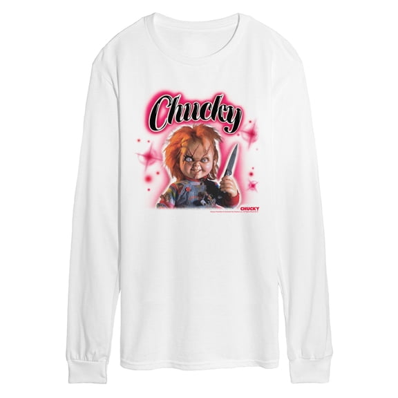Chucky - Graffiti- Men's Long Sleeve Graphic T-Shirt Long Sleeve Graphic T-Shirt