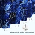 thumbnail image 6 of Pioneer Flower Floral Print Pattern Shower Curtain 84"x72", Bathroom Decorative Shower Curtain Set with 12 Hooks, Waterproof Washable, 6 of 6