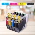 thumbnail image 4 of Cartuchos de tinta compatibles de repuesto para Brother LC-3213 LC-3211 LC3213 LC3211 Compatible con Brother MFC-J491DW DCP-J772DW MFC-J890DW DCP-J572DW MFC-J497DW DCP-J774DW MFC-J895DW Impresora, 4 u esquí esquí Gafas de esquí, 4 of 5