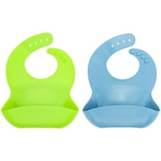 Silicone Bibs, Set of 2