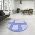 thumbnail image 4 of Ahgly Company Machine Washable Indoor Rectangle Transitional Heavenly Blue Area Rugs, 5' x 8', 4 of 7