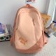 thumbnail image 3 of Mochila Casual Mujer Mochila Escolar Color Contraste con Colgante para Viaje (Naranja) Tmvgtek Para Estrenar, 3 of 8