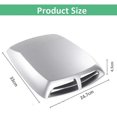 thumbnail image 4 of Car Turbo Style Air Intake Bonnet Scoop for Car Decoration, 4 of 5