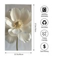 thumbnail image 2 of Balery Elegant Ivory Flower Toalla de Microfibra Premium con Estampado – 27.5x16 pulgadas, Alta Absorción, Suave y Aterciopelada, Secado Rápido, 2 of 6