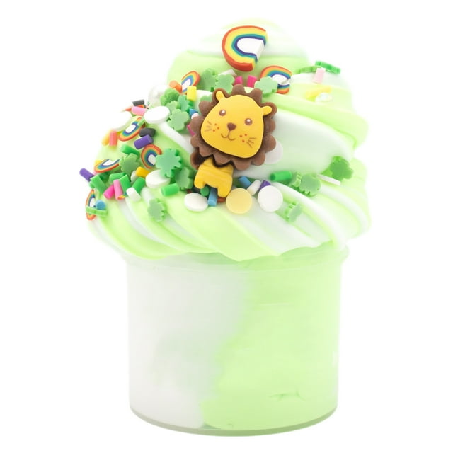 Green Butter Clay Toy 70Ml Non Settling Stretchy Diy Craft Green Color With Accessories For Creative Play Sensory Fun