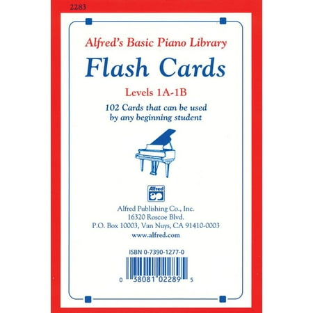 - Alfred's Basic Piano Library: Alfred's Basic Piano Library Flash Cards, Bk 1a & 1b: 102 Cards That Can Be Used by Any Beginning Student, Flash Cards (Paperback)
