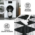 thumbnail image 6 of Hasoo Moroccan Rug for Living Room 8x10 Distressed Washable Rugs Geometric Carpet for Bedroom, Black, 6 of 7