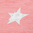 thumbnail image 2 of Men's Antigua  Coral Dallas Stars White Logo Bright Quarter-Zip Pullover, 2 of 2