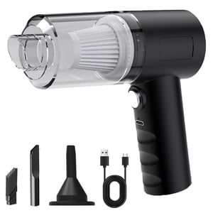 JMYHOAM Nettoyeurs d'aspiration pour les véhicules à moteur portatifs, 120W Puissante aspiration petit aspirateur de voiture, Mini Poussières avec USB Fournitures de nettoyage pour aspirateurs portables