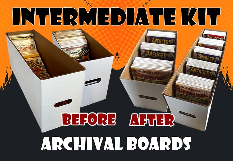 Comic Box Divider Intermediate Kit with Archival Dividers
