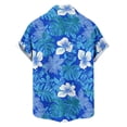 thumbnail image 5 of Workout Shirts for Men,Hawaiian Shirts for Men Casual Summer Beach Shirt Button Down Floral Tropical Vacation Short Sleeve Shirts, 5 of 6