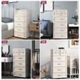 thumbnail image 2 of Miumaeov 5 Tier Plastic Drawers Dresser, Storage Cabinet with 6 Drawers, Sturdy Organizer Unit ,Easy Pull Closet Drawers,Storage Cabinet for Clothing, Bedroom, Playroom, Closet Drawers, 2 of 12