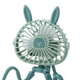 thumbnail image 1 of Ventilador De Cochecito Ventilador USB para cochecito 5V 2.5W Ventilador eléctrico Octopus Refrigeración silenciosa de 3 velocidades (A1 Verde) Libre de BPA, 1 of 1